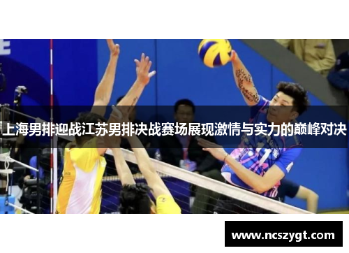 上海男排迎战江苏男排决战赛场展现激情与实力的巅峰对决